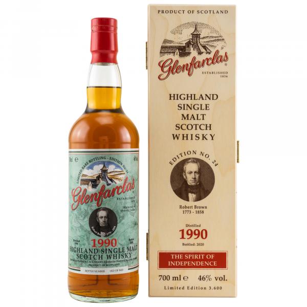 Glenfarclas 1990-2020 Edition 24. Robert Brown 46.0% 0,7l Glenfarclas 1990-2020 Edition 24. Robert Brown 46.0% 0,7l